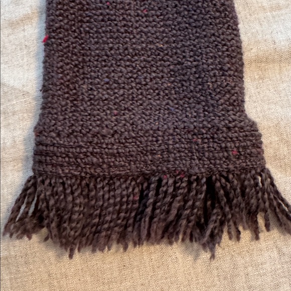 Joie Dark Brown w/ flecks Fringed Cardigan, s - Picture 4 of 6